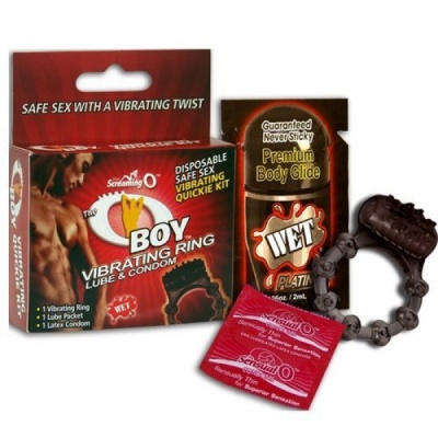 Screaming O Boy Condom & Vibrating Ring